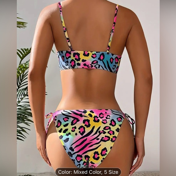 Cheetah print bathing suit - Picture 2 of 3